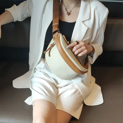 Sac banane cuir luxe