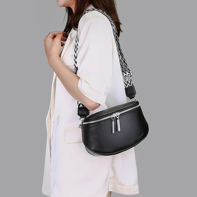 Sac banane femme cuir