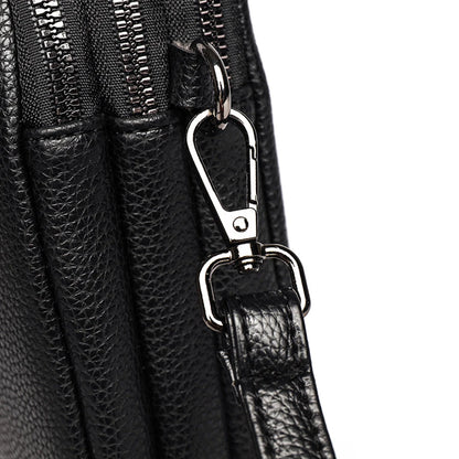 Nouveau 100% véritable peau de vache femmes en cuir sac de téléphone portable sacs à bandoulière pour femmes Sac concepteur Sac à bandoulière sacs de messager Sac