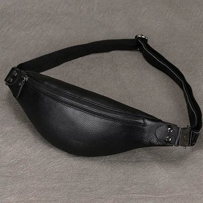 Sac banane pour homme en cuir