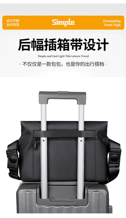 Oxford Messenger Hobos Sac à main pour homme, sac à main pour homme, haute qualité, mince, grande capacité, initié