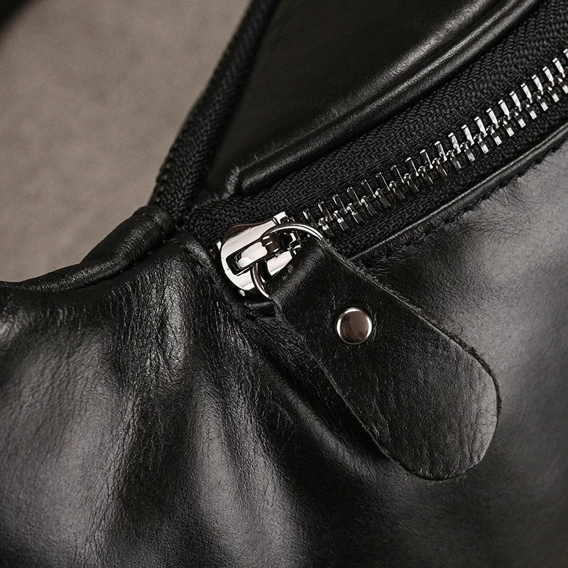 Sac banane en cuir pour homme