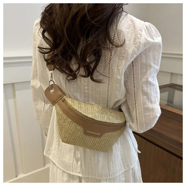 Sac banane paille