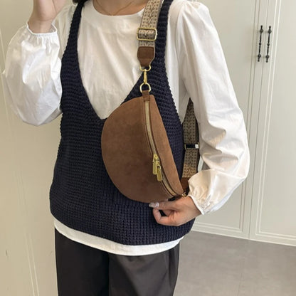 Sac banane daim femme