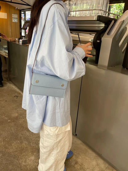 Sac à Main en Cuir group pour Femme, de Luxe, de Haute Qualité, EP Palmprint Cowhide Snap Wallet2024, 2024