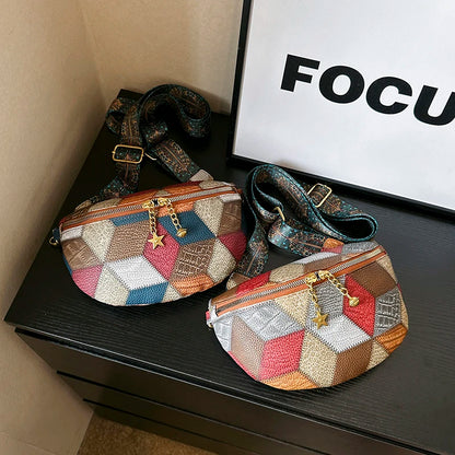 Sac banane patchwork