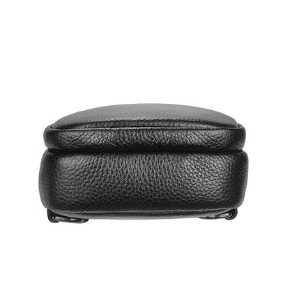 Sac banane noir cuir