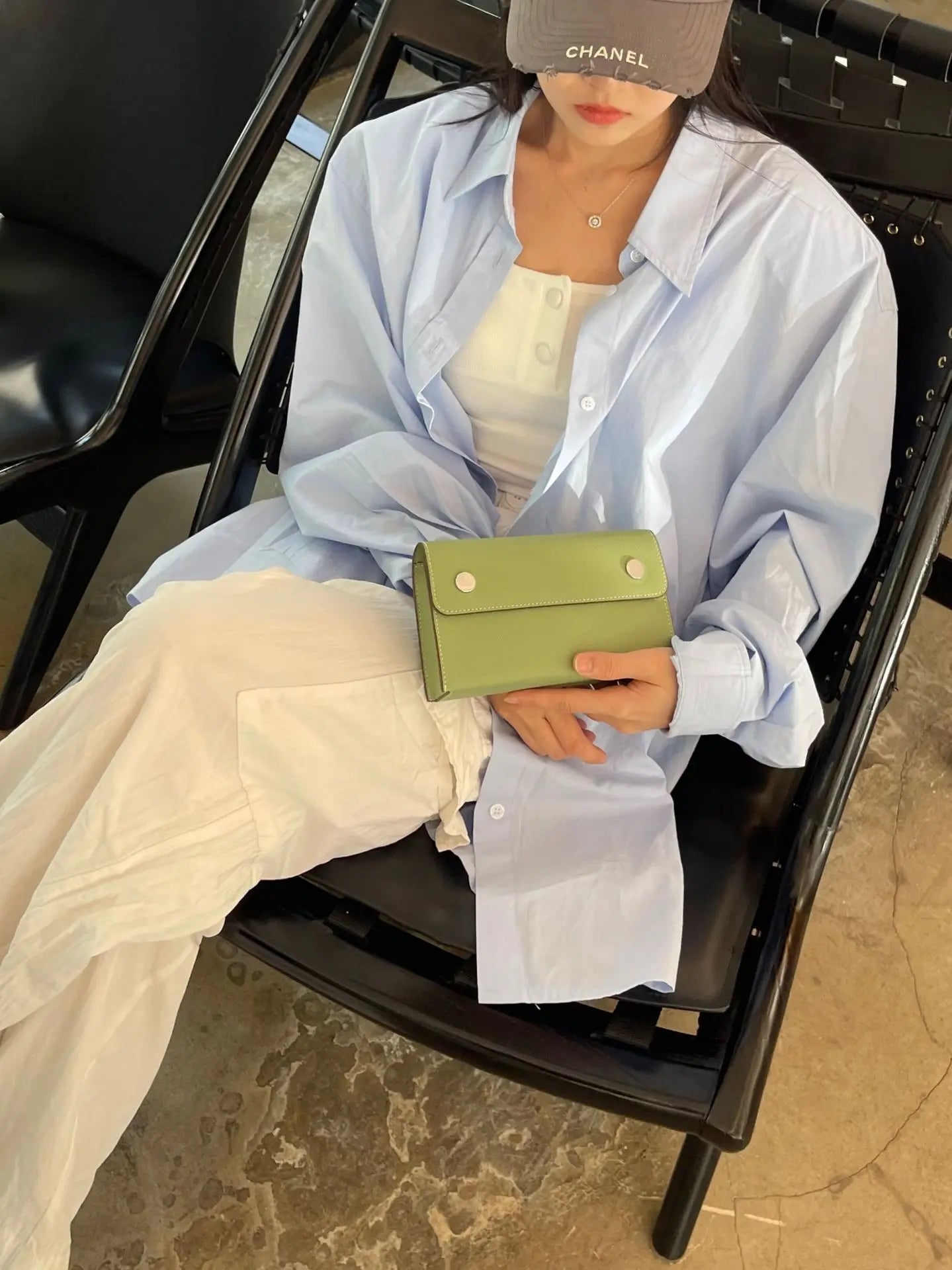 Sac à Main en Cuir group pour Femme, de Luxe, de Haute Qualité, EP Palmprint Cowhide Snap Wallet2024, 2024