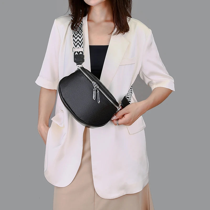 Sac banane femme cuir