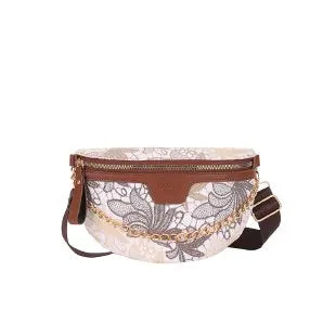 Sac banane fleuri