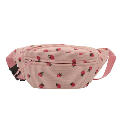 Banane en velours femme