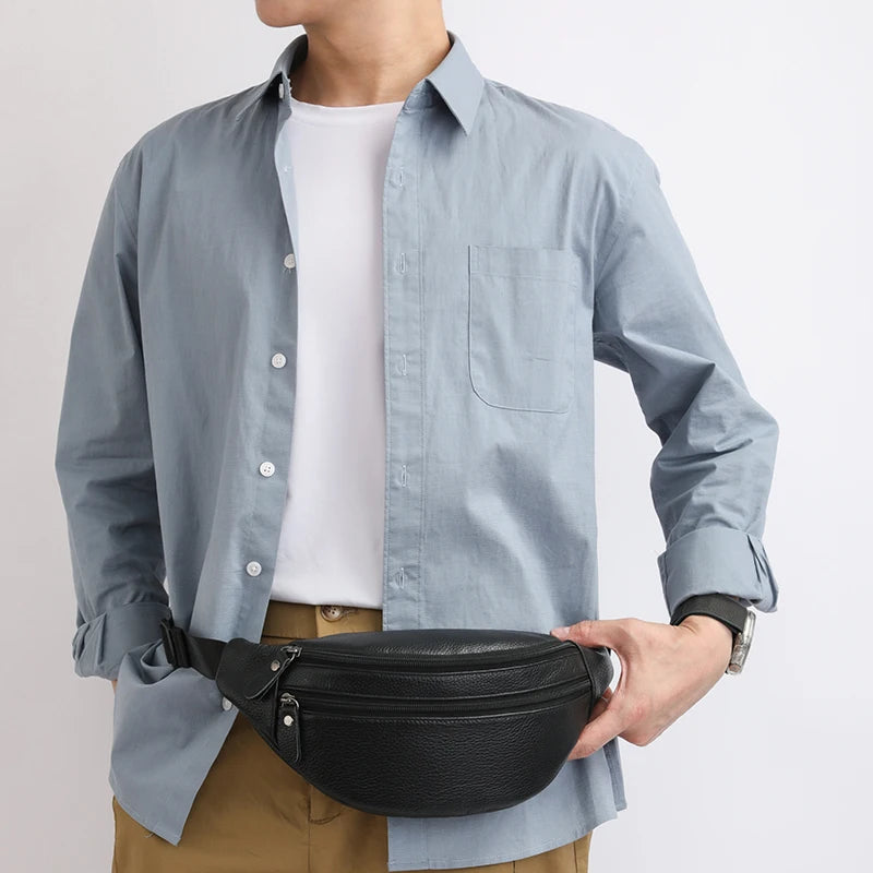 Sac banane double poche