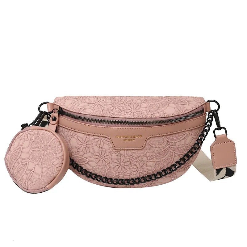 Sac banane femme fleuri