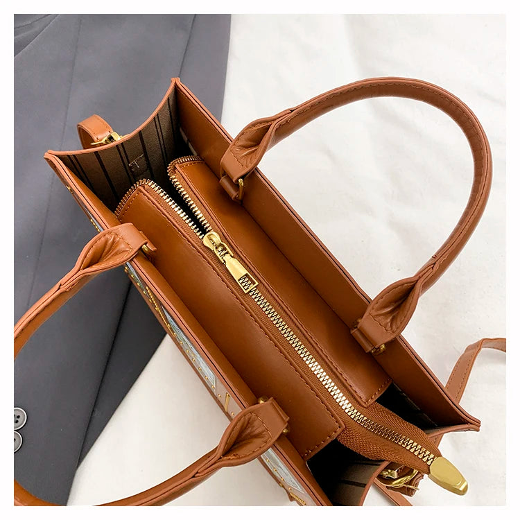 Sacs fourre-tout décontractés de marque pour femme, sacs bandoulière messager pour femme, grands sacs à main féminins, sacs de luxe de créateurs, grands sacs à main à motif chat, sacs à bandoulière