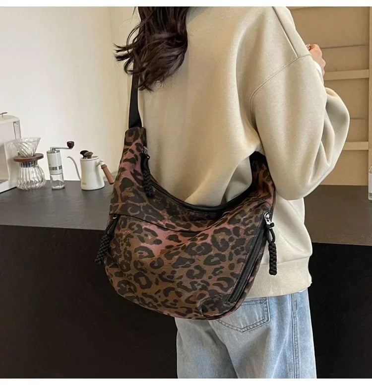 Sac bandoulière léopard