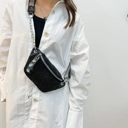 Sac banane clouté femme