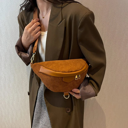 Sac bandoulière velours