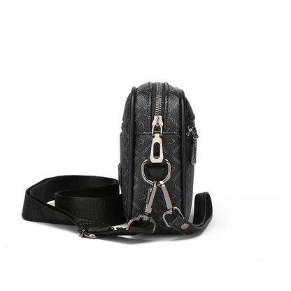 Sac pour hommes d'affaires de haute qualité en cuir PU souple Sac à main pour homme Sac à bandoulière multi-fonctionnel pochette pour hommes avec sangle de taille Sac