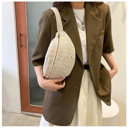 Sac banane fleurs