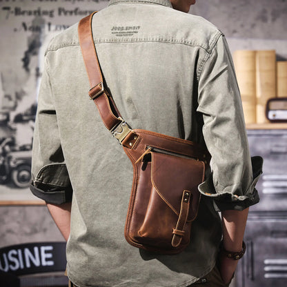 Sac banane bandoulière en cuir