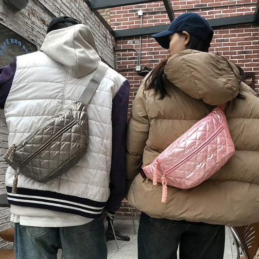 Sac banane matelassé femme