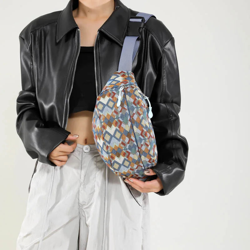 Sac banane ethnique femme