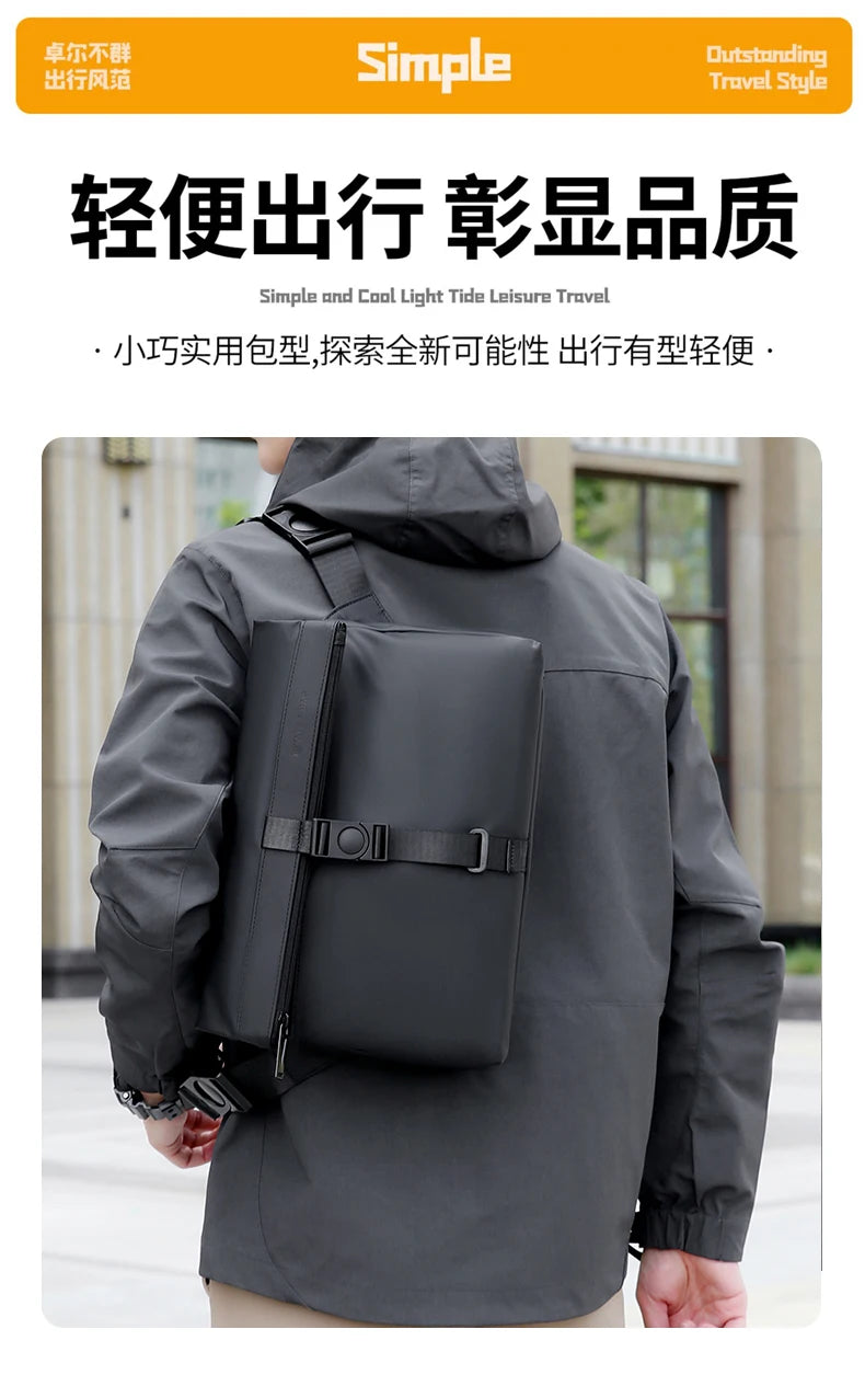 Oxford Messenger Hobos Sac à main pour homme, sac à main pour homme, haute qualité, mince, grande capacité, initié