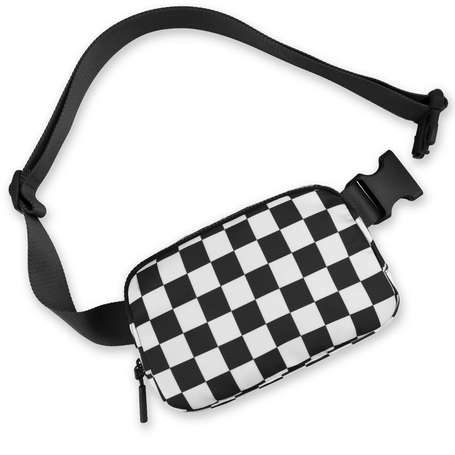 Sac banane à carreaux