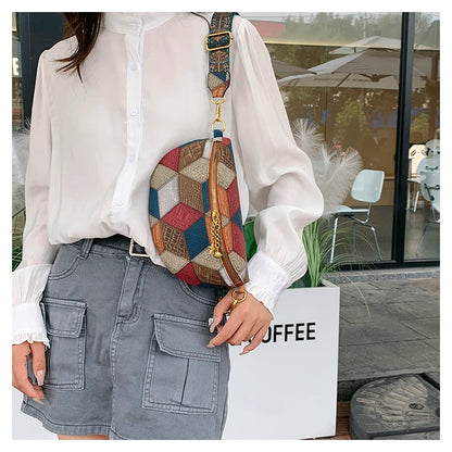 Sac banane patchwork