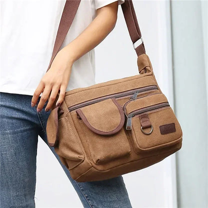 Sac à bandoulière décontracté pour homme, sac de voyage, sac à bandoulière en toile pour homme, sacs messagers de luxe, sac à main de haute qualité, sac de poitrine