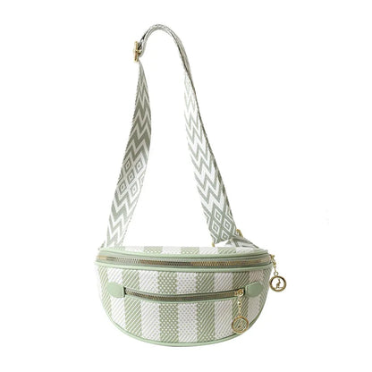 Sac banane rayé