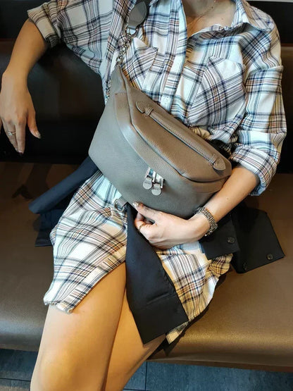 Sac banane cuir pour femme