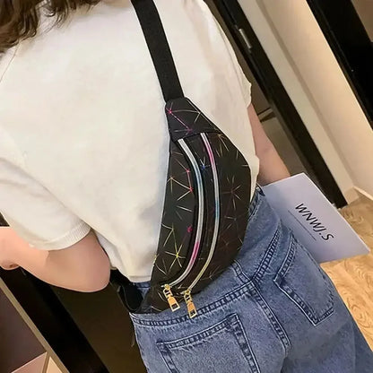 Sac banane femme holographique