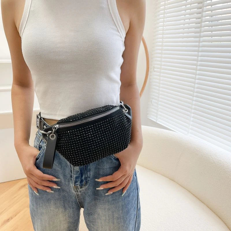 Sac banane clouté femme