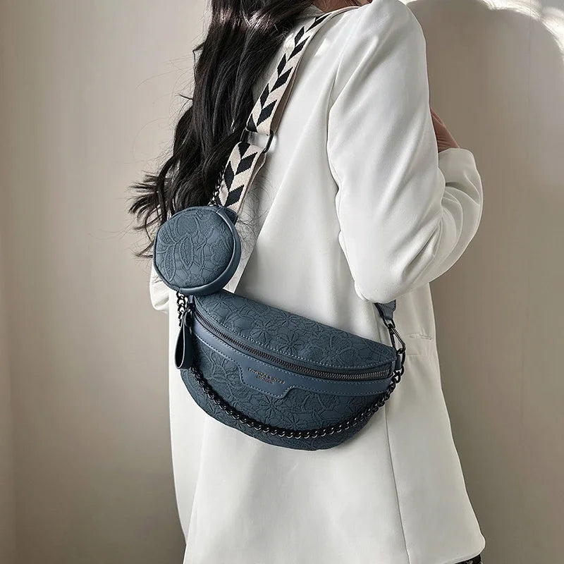 Sac banane femme fleuri