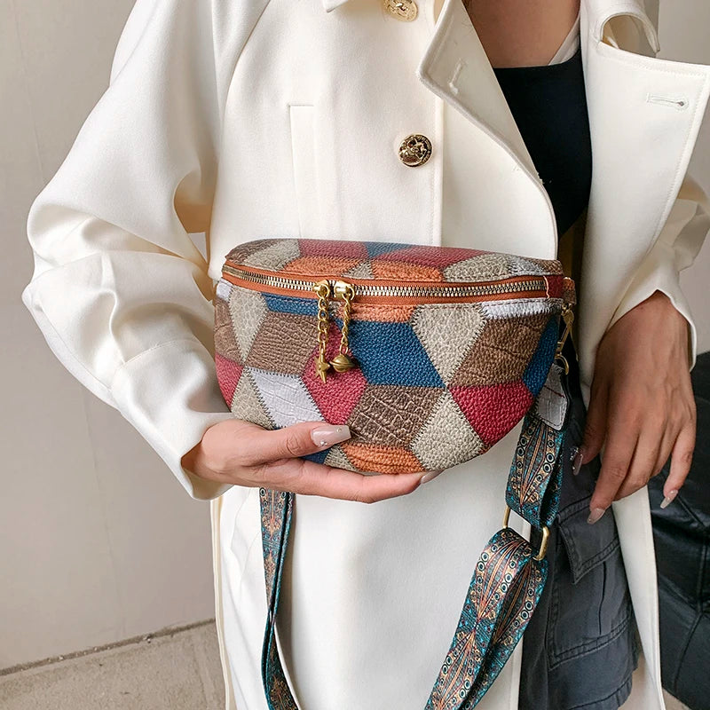 Sac banane patchwork
