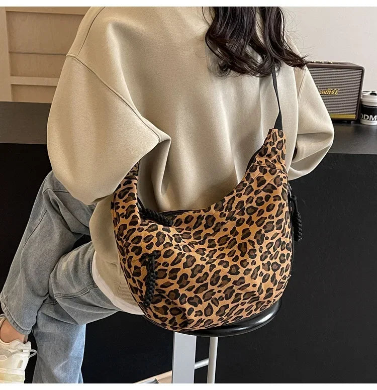 Sac bandoulière léopard