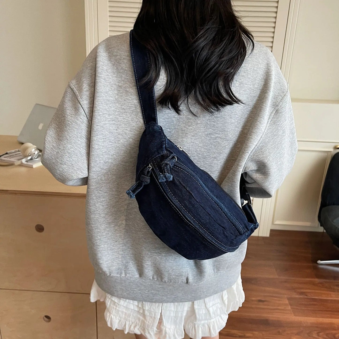Sac banane jean