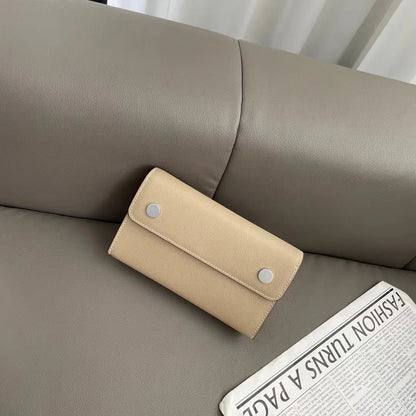Sac à Main en Cuir group pour Femme, de Luxe, de Haute Qualité, EP Palmprint Cowhide Snap Wallet2024, 2024
