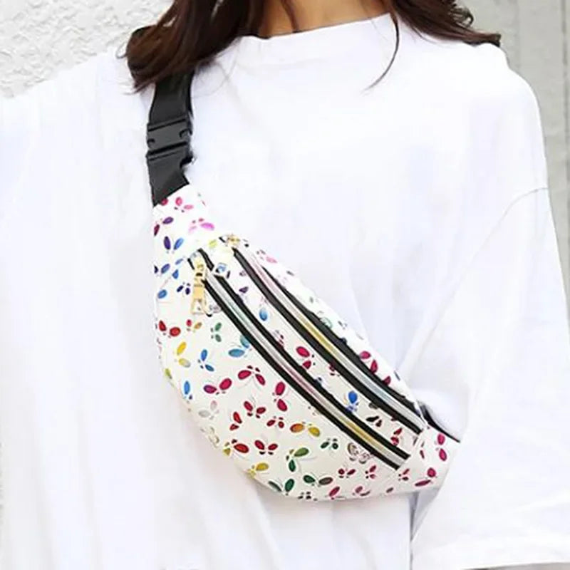 Sac banane femme papillon