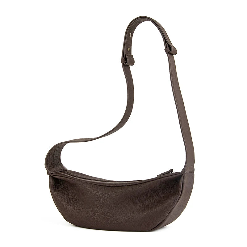 Sac à main banane cuir
