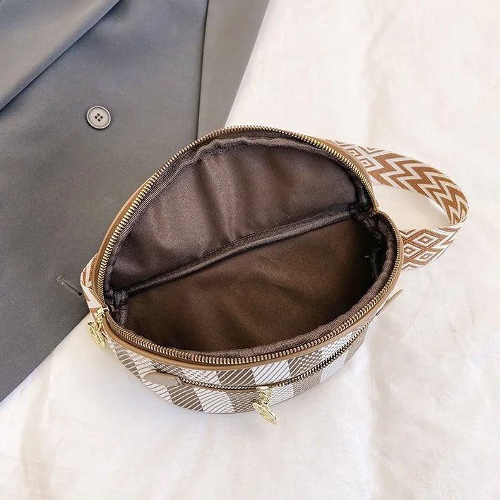Sac banane rayé