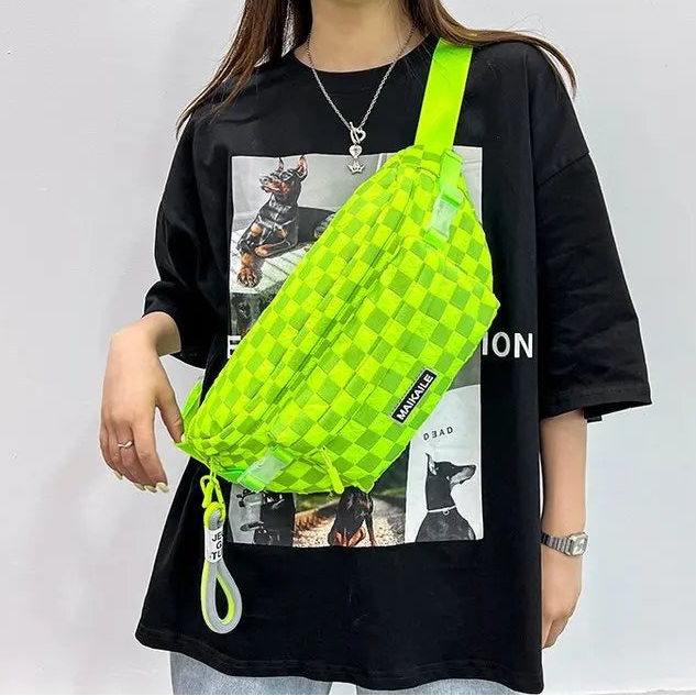 Sac banane fluo