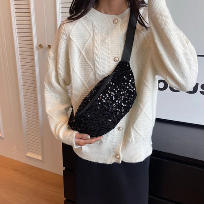 Sac banane sequin