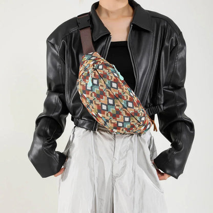 Sac banane ethnique femme