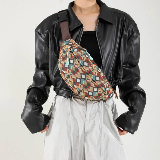 Sac banane ethnique femme