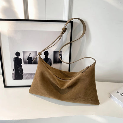 sac a mains femme sac bandouillère femme Sacs à bandoulière vintage pour femmes, sac messager en daim souple, sac Hobo, grande capacité, sacs à main de créateur de luxe, fourre-tout initiés, mode 2024