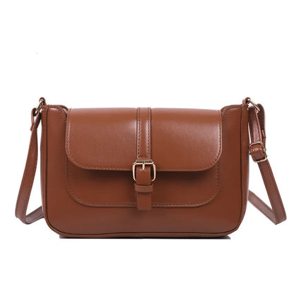 Sacs à bandoulière Vintage en cuir PU pour femmes, sacs à main tendance et bourse rétro, petit sac messager féminin