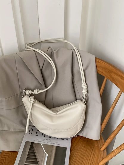 Sac cuir demi-lune
