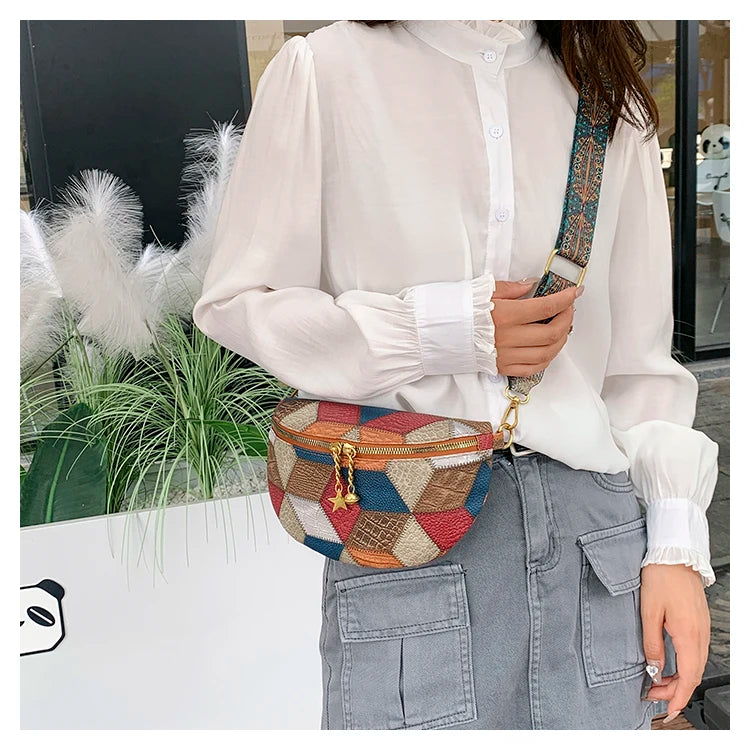 Sac banane patchwork